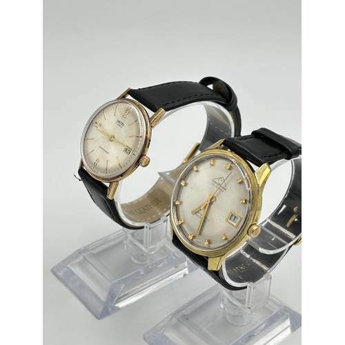 2135 - Two mid 20th century men's wristwatches, one Smiths 7 jewels manual wind and one Mondaine 25 jewels ... 