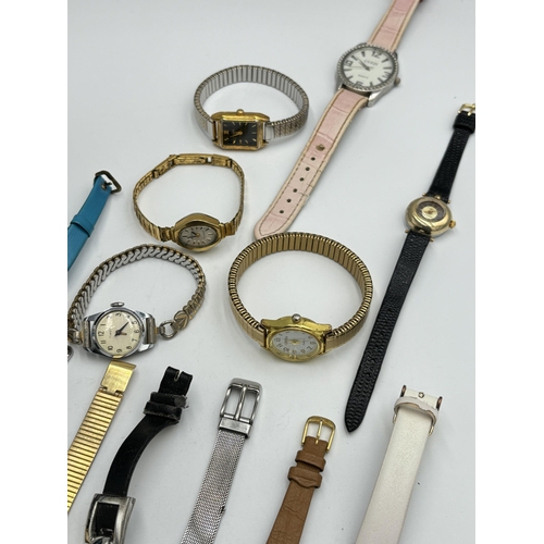 2137 - A collection of lady's quartz wristwatches to include Calvin Klein, Timex etc.