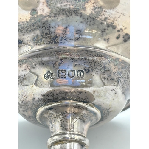 2164 - An Edwardian hallmarked London silver pedestal bowl, dated 1909 - approx. gross weight 144g and 8cm ... 