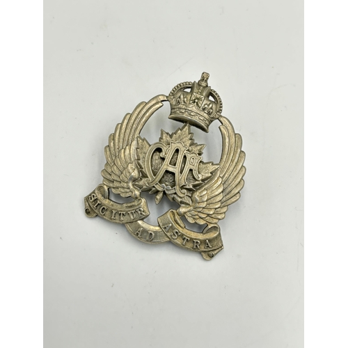 2299 - A 1920s Canadian Air Force cap badge