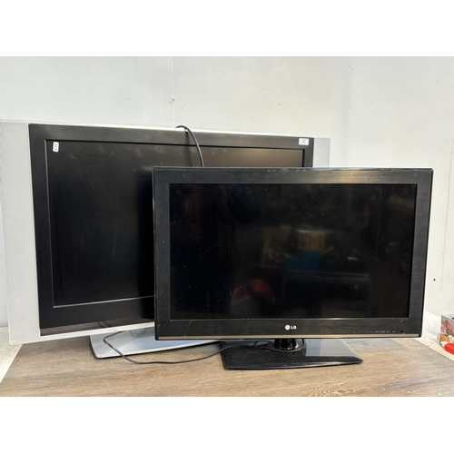 765 - Two LG TVs, one 32CS460 32