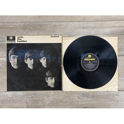 784 - Three LP vinyl records by the Beatles, 'Please Please Me' Fourth Pressing, 'With The Beatles' First ... 