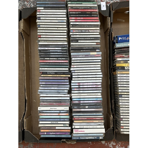 796 - Three boxes containing three hundred and seventy CDs predominately includes BBC Music Magazine CDs o... 