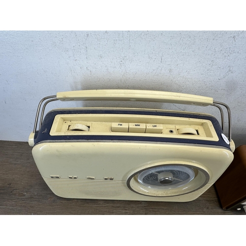 817 - Two radios, one Blaupunkt NE-6212 DAB/FM/alarm clock and one Bush TR82 three-band portable