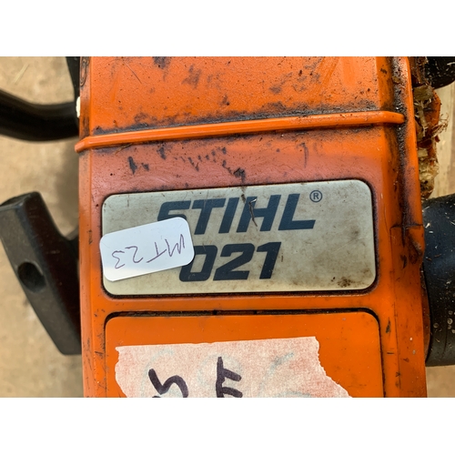 1051A - A Stihl 021 petrol chainsaw