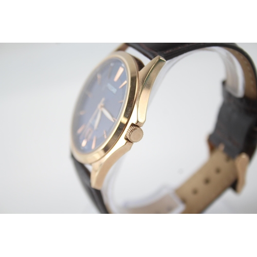 2141 - A Pulsar gold plated quartz men's wristwatch