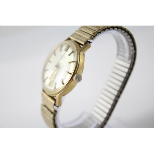 2143 - A mid 20th century Rotary gold tone automatic men's wristwatch