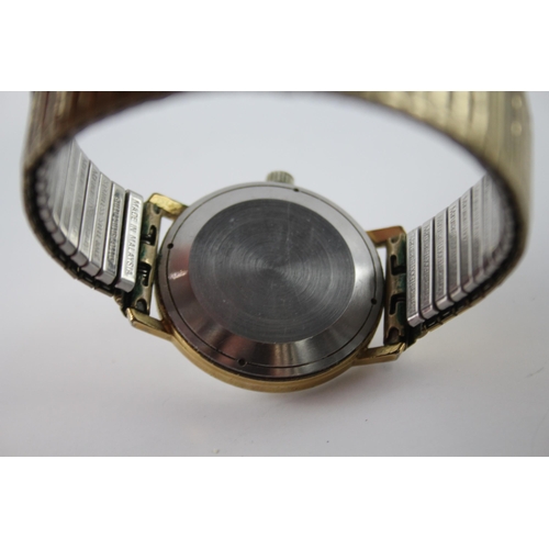 2143 - A mid 20th century Rotary gold tone automatic men's wristwatch