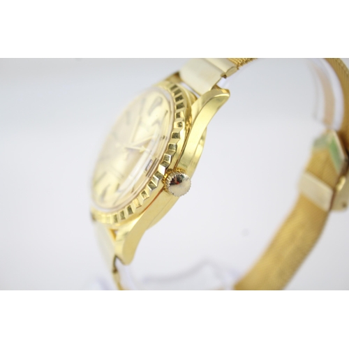 2144 - An Original gold tone hand wind men's wristwatch