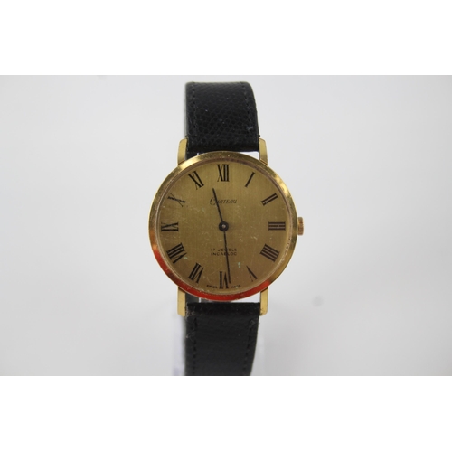 2145 - A Chateau gold tone hand wind wristwatch