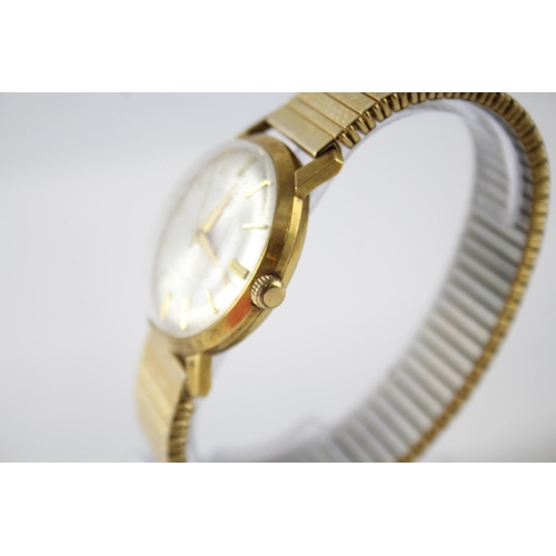 2151 - A mid 20th century Poljot gold tone hand wind men's wristwatch