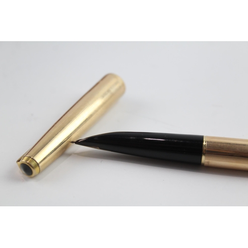 A boxed Parker 61 gold plated fountain pen