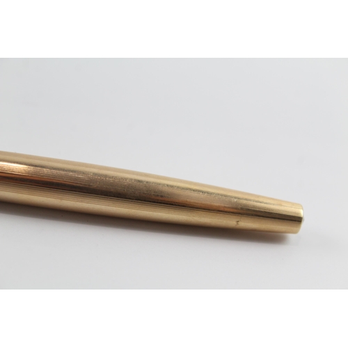 A boxed Parker 61 gold plated fountain pen