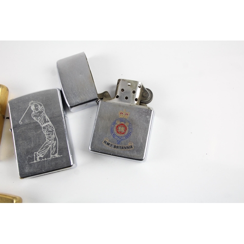 2259 - Ten Zippo cigarette lighters