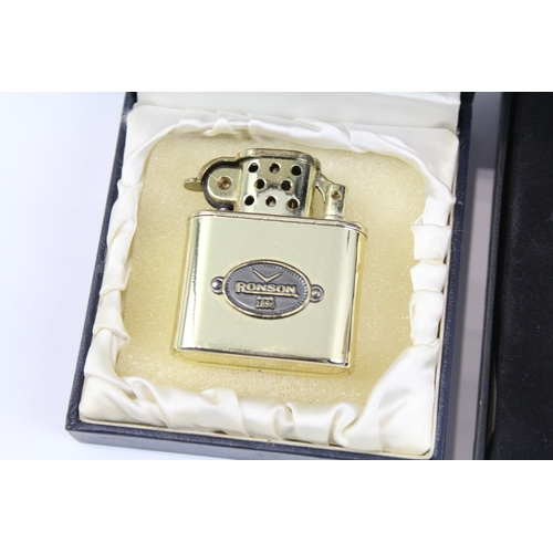 2265 - Seven vintage cigarette lighters to include Ronson, Dalvey etc.