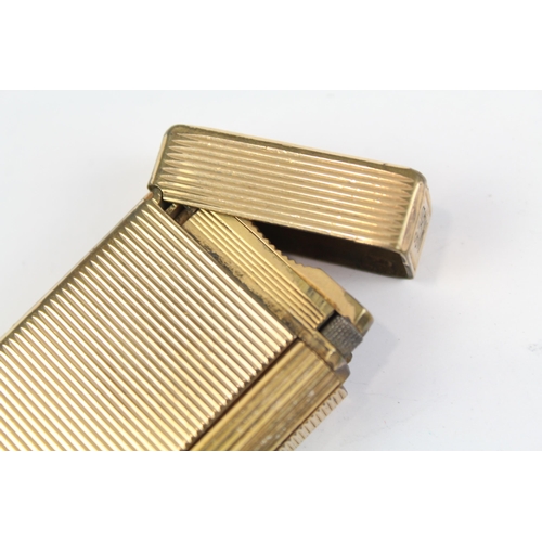 2267 - A mid 20th century St. Dupont gold plated cigarette lighter