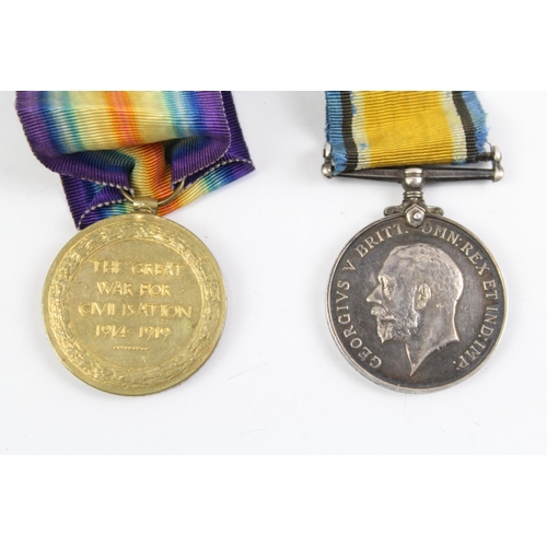 2274 - A WWI medal pair presented to 39017 Pte. E.E. Cloke Devon R.