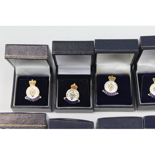 2280 - Twelve boxed HM Armed Forces veteran badges