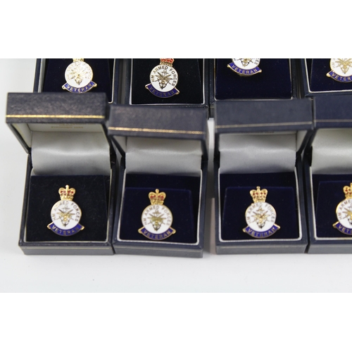 2280 - Twelve boxed HM Armed Forces veteran badges