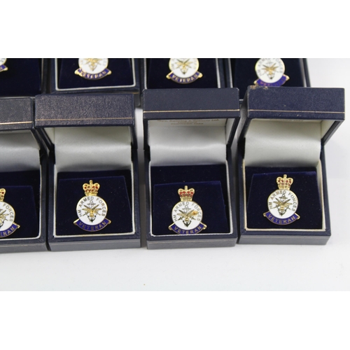 2280 - Twelve boxed HM Armed Forces veteran badges