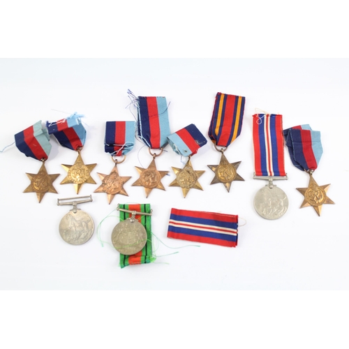 2284 - Ten WWII medals