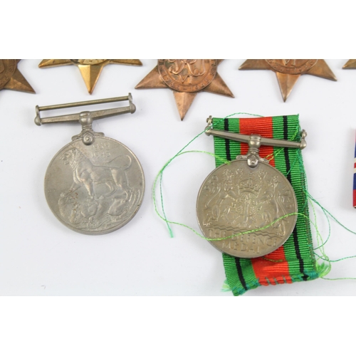 2284 - Ten WWII medals