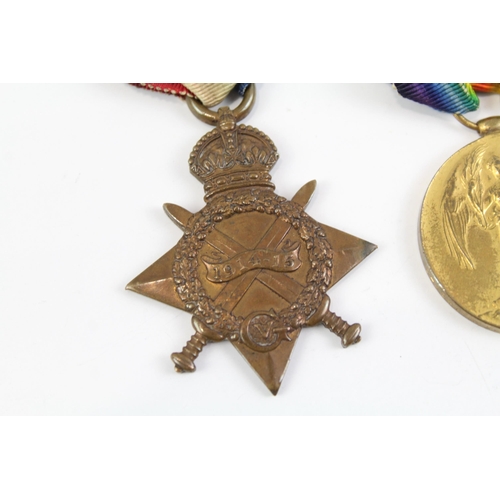 2287 - A WWI 1914-15 Star medal trio presented to S-4241 Pte. T. Keddle Rifle Brigade