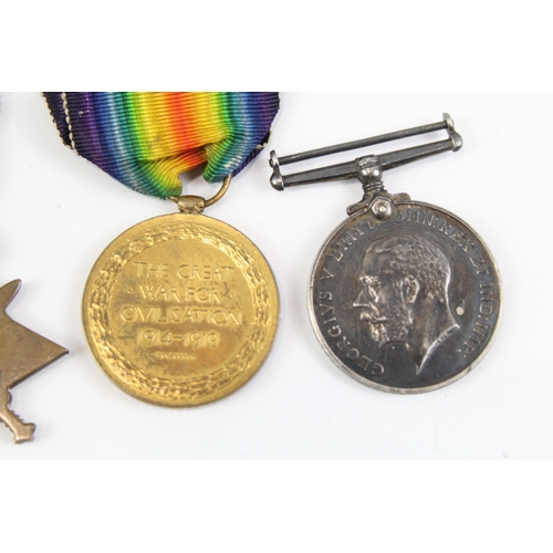 2287 - A WWI 1914-15 Star medal trio presented to S-4241 Pte. T. Keddle Rifle Brigade