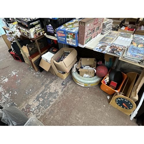 1138 - A collection of house clearance items to include DVD's, Mayfair ceramics, framed pictures etc.