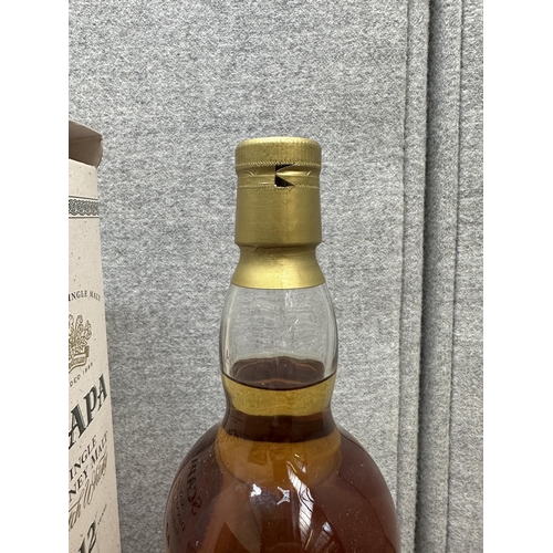 586 - A boxed 1L bottle of Scapa 12 year old single Orkney malt Scotch whisky - bottled at 40% vol.