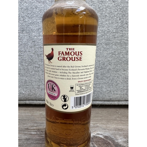 589 - A 70cl bottle of Famous Grouse blended Scotch whisky - bottled at 40% vol.