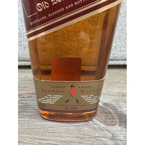 590 - A 1L bottle of Johnnie Walker Red Label blended Scotch whisky - bottled at 43% vol.