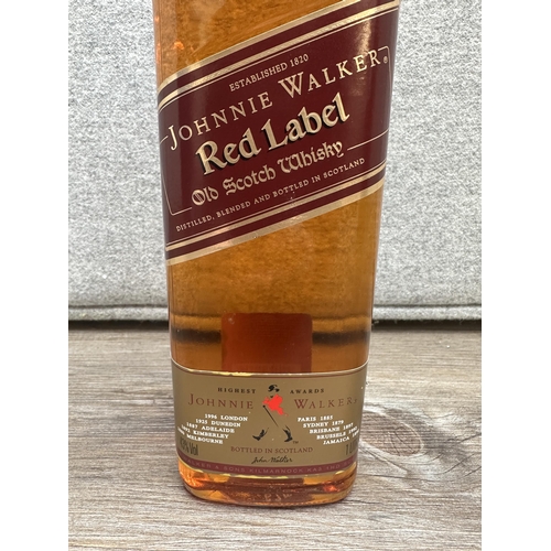 591 - A 1L bottle of Johnnie Walker Red Label blended Scotch whisky - bottled at 43% vol.