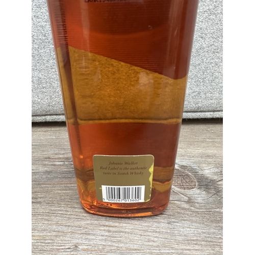 591 - A 1L bottle of Johnnie Walker Red Label blended Scotch whisky - bottled at 43% vol.