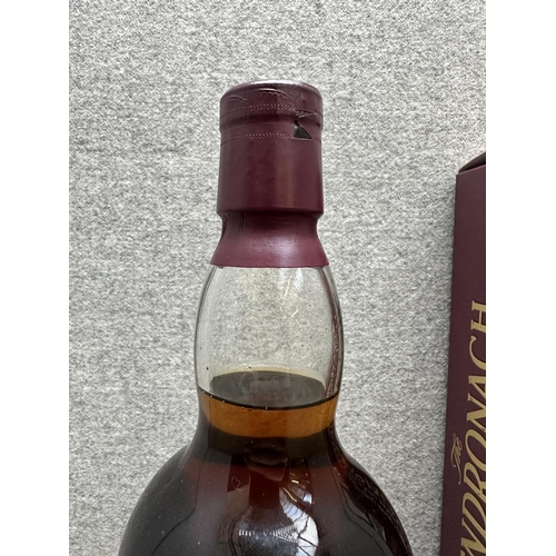 596 - A boxed 1L bottle of The Glendronach 15 year old Sherry cask single Highland malt Scotch whisky - bo... 