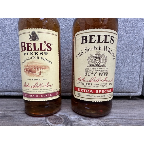 599 - Two bottles of Bell's Extra Special Old Scotch whisky, one 1.13L bottled at 43° G.L. (Gay-Lussac sca... 