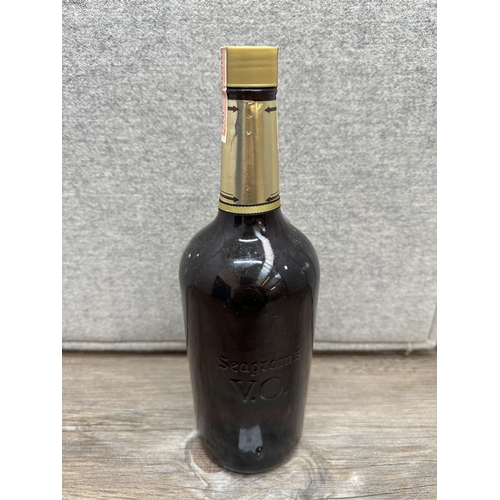 600 - A 1.14L bottle of 1987 Seagram's V.O. 6 year old Canadian whisky - bottled at 40% vol.