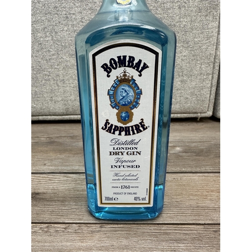 606E - A 70cl bottle of Bombay Sapphire London dry gin - bottled at 40% vol.