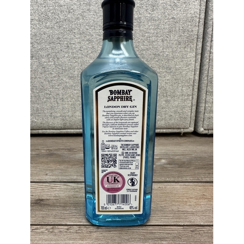 606E - A 70cl bottle of Bombay Sapphire London dry gin - bottled at 40% vol.