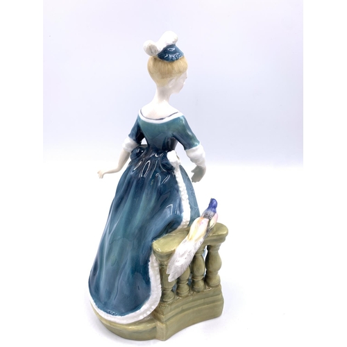 364 - Four Royal Doulton figurines, At Ease - HN2473, Lynne - HN2329, First Dance - HN2803 and Clarinda - ... 