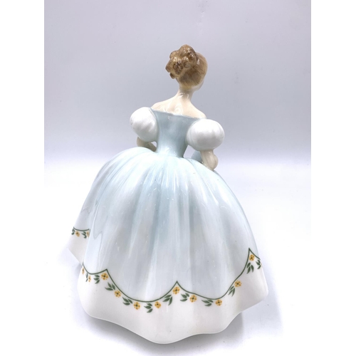 364 - Four Royal Doulton figurines, At Ease - HN2473, Lynne - HN2329, First Dance - HN2803 and Clarinda - ... 