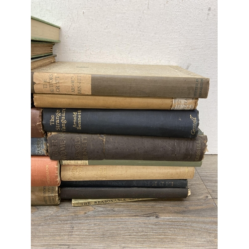 517 - A collection of early/mid 20th century Arnold Bennett hardback books to include limited edition 594/... 