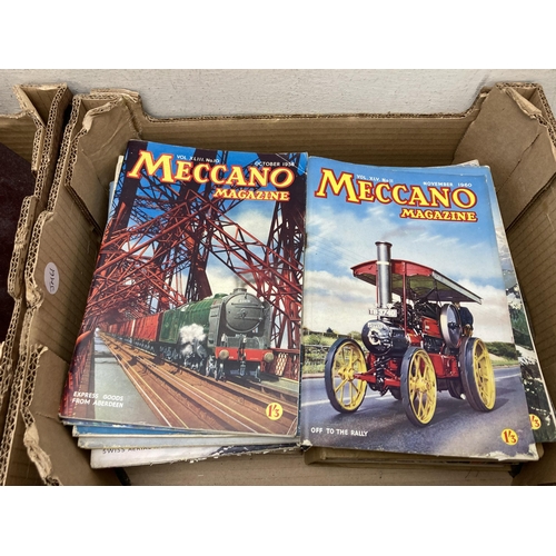 518 - A collection of vintage Meccano magazines