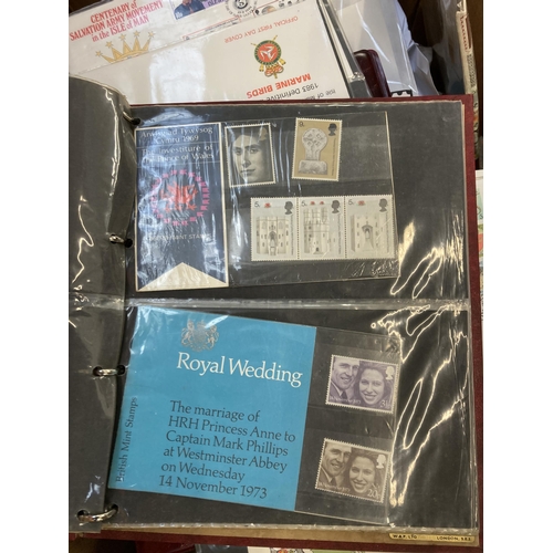 520 - A box containing a large collection of worldwide stamps and first day covers