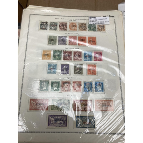 528 - A collection of Victorian and later worldwide stamps to include Penny Reds, Half Crown Seahorse, Fre... 