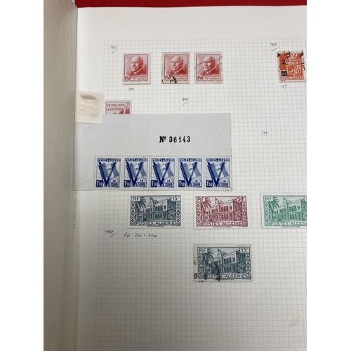 529 - Six albums containing a collection of worldwide stamps