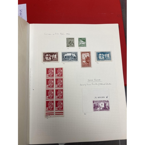 529 - Six albums containing a collection of worldwide stamps