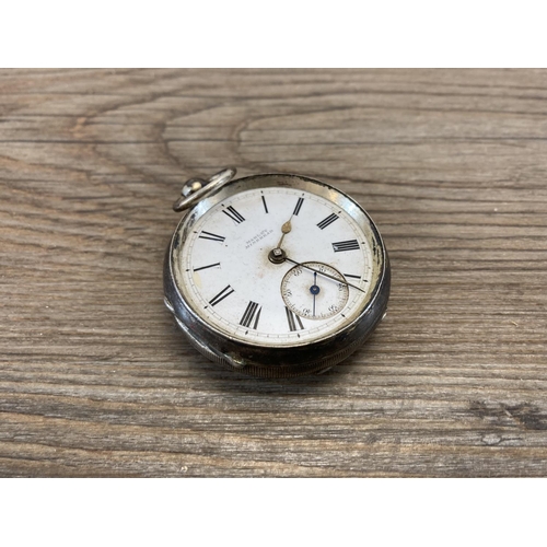 535 - Various collectables to include Marley Minehead hallmarked London silver pocket watch, Art Deco hall... 