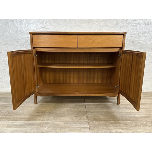 180 - A Nathan teak sideboard - approx. 81cm high x 103cm wide x 49cm deep