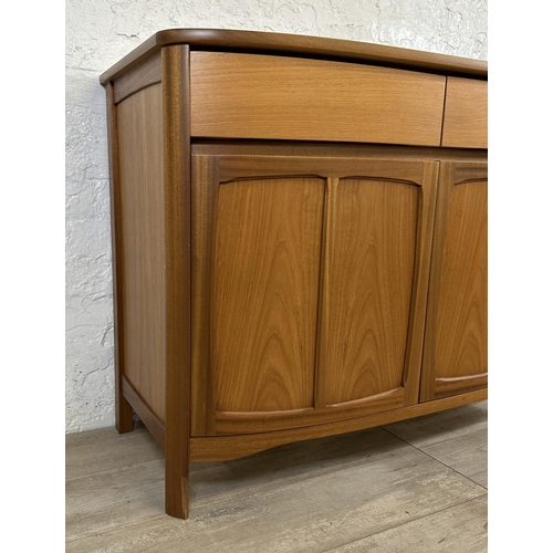 180 - A Nathan teak sideboard - approx. 81cm high x 103cm wide x 49cm deep